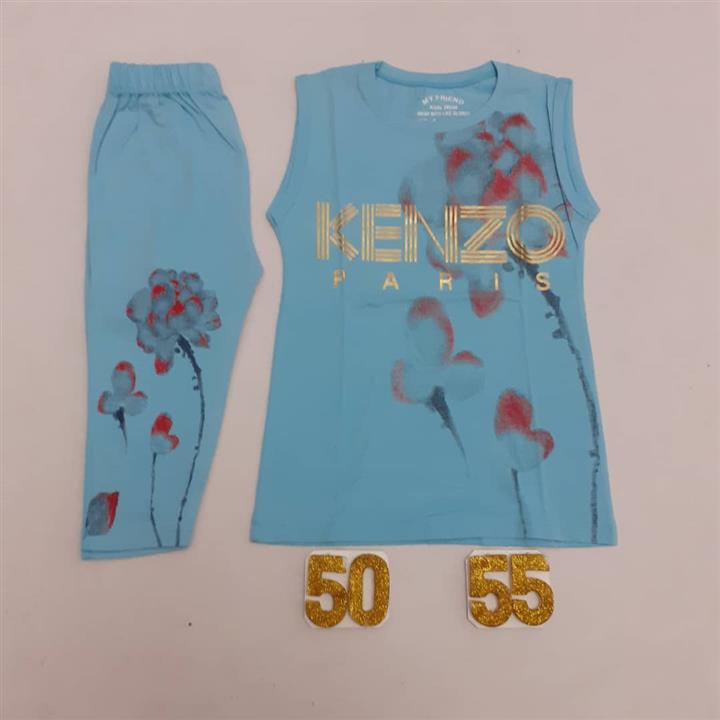 تاب شلوارک دخترانه طرح KENZO کد 30358